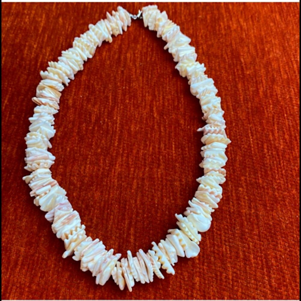 Handmade Genuine African Sea Shell Necklace.